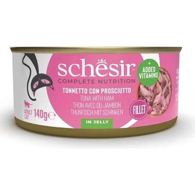 Schesir Cat tuňák + šunka 140 g
