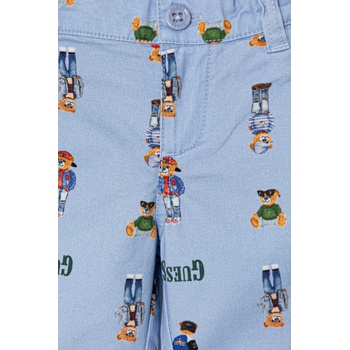 Guess Къс панталон за деца от памук с еластан (N6RD03.WFY91.PPY2)