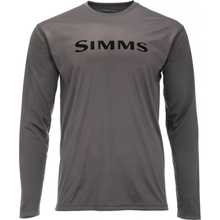 Simms UV triko s dlouhým rukávem tech Tee Steel