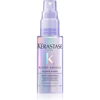 Kérastase Blond Absolu Blonde Guard грижа без отмиване за блясък и защита на боядисана коса за всички видове руса коса 45ml