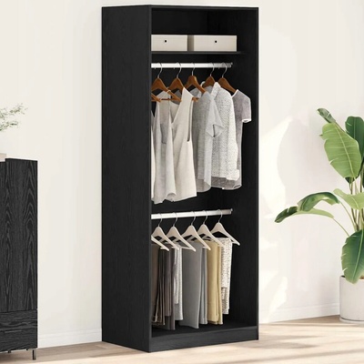 Šatní skříň Černý dub 80 x 50 x 200 cm Materiál: dřevotříska