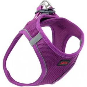 DUBEX air mesh harness - нагръдник за куче с мека мрежа и светлоотразителни елементи, обиколка врат 30-32 см, обиколка гърди 36-44 см, размер s - лилав, Турция - 51742-vr05