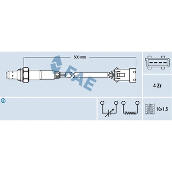 Lambda sonda FAE 77232