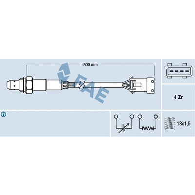 Lambda sonda FAE 77232