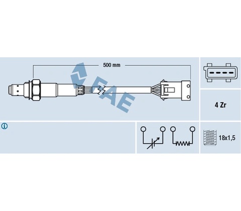 Lambda sonda FAE 77232