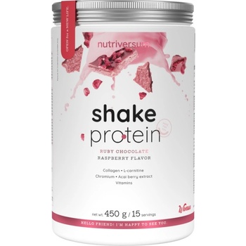 Nutriversum Shake | Fat Burning Protein Shake for Women [450 грама] Ruby Chocolate Raspberry