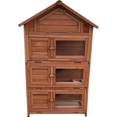 B Farm Dřevěná králíkárna Florencie 91,5 x 45 x 116 cm – Zboží Dáma