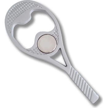 Australian Open Magnet Bottle Opener Racquet silver