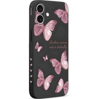 Apple Pnakqil калъф Butterfly за Apple iPhone 17 Pro Max - Черен KP39898