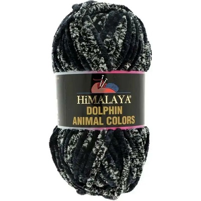 Himalaya Příze Dolphin animal colors 83106 černo-bílá