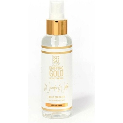 Sosu by Suzanne Jackson samoopalovací mlha na obličej Dripping Gold Wonder Water Medium/Dark 100 ml – Zboží Mobilmania