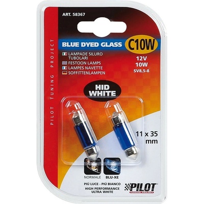 Lampa Italy 58367 Blue Xenon 12V C10W SV8,5-8 10W 2ks