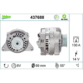 Alternátor VALEO 437688