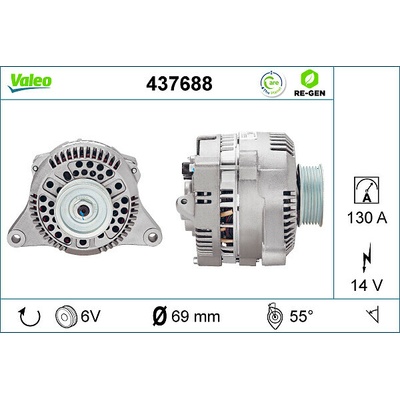 Alternátor VALEO 437688
