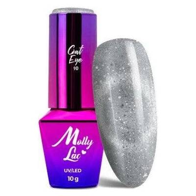 Molly Lac Cat Eye Foxy Eyes 550 Silver Grey magnetický efekt kočičích očí 10 g