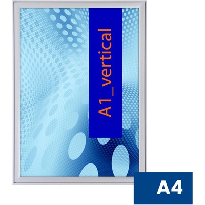 Jansen Display Plagátové klip rámy vodeodolné 204 x 291 mm