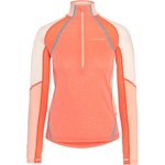 Kari Traa Дамско синтетично термобельо Kari Traa Women's Alma Half Zip Longsleeve - Coral (916-4111-0414)