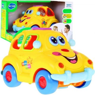 Huile Toys multifunkční vkládačka autíčko se světlem a zvukem Fruit Car