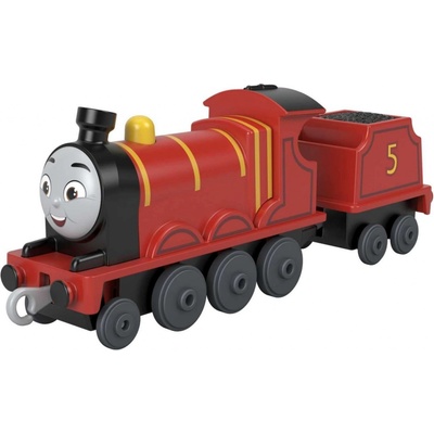 Mattel Tomáš a přátelé Tahací kovová mašinka s vagónem JAMES HDY62 – Zboží Mobilmania