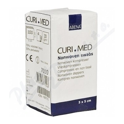 Curi-Med kompres nesteril.netk. 5 x 5 cm 100 ks