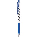 Zebra Гел писалка, 0, 33 мм, с бутон, с шарен корпус, ZEBRA "Sarasa Clip", синя 48292 (48292)