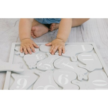 Pearhead míľnikové puzzle Zajačiky