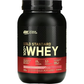 Optimum Nutrition Gold Standard 100% Whey, ягода, 908 g, Optimum Nutrition
