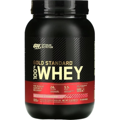 Optimum Nutrition Gold Standard 100% Whey, ягода, 908 g, Optimum Nutrition