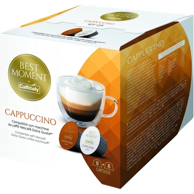 Caffitaly Кафе капсули Best Moment Cappuccino, Dolce Gusto, 16бр, капсули