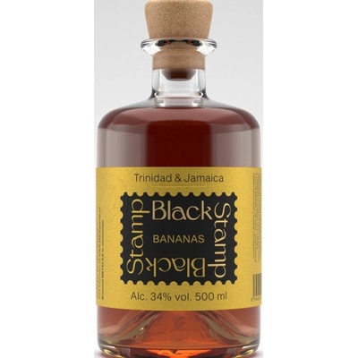Black Stamp Banana 34% 0,5 l (čistá fľaša)