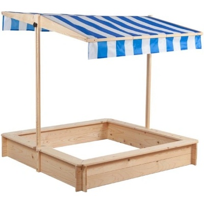 John Dřevěné pískoviště se stříškou 118 x 118 cm, natur – Hledejceny.cz