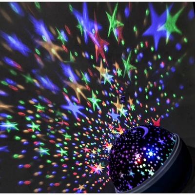 SOLIGHT LED vánoční projekční koule RGB multicolor 9 režimů otáčení USB 4x AAA – Zbozi.Blesk.cz