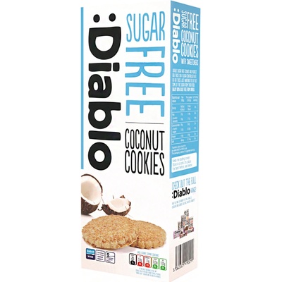Diablo Cookies sušienky kokosové bez cukru 150 g