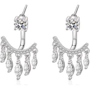 Silenti Jewelry Сребърни обеци "Вежливост