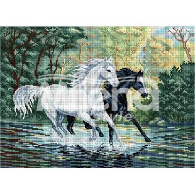 Milena Style В галоп - гоблен със схема конци dmc 1: 4