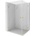 Mexen Lunar-B Душ кабина с двукрилие врати 85 x 80 см, прозрачна, четкано (832-085L-080P-55-00)
