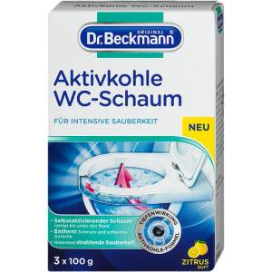 Dr. Beckmann Aktivkohle активна пяна за почистване на тоалетни 3 х 100 гр