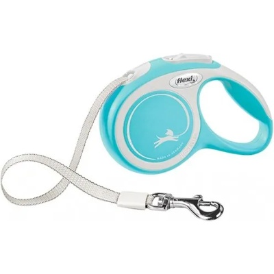 flexi Автоматичен повод Flexi New COMFORT XS ЛЕНТА - СВЕТЛО СИНЬО, 3 м за кучета до 12 кг NOBBY Germany 04341