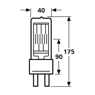 Osram 64796 CP91 230V 2500W G22
