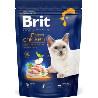Brit Premium by Nature Cat Indoor Chicken 0,8 kg