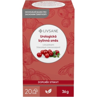 LIVSANE Urolog.bylinná směs s brusinkami 20 x 1,8 g