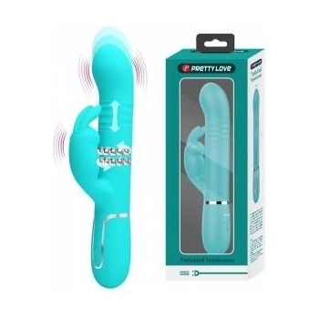 Boss of Toys Pretty Love Coale Aqua Green Dual-Motor Intimate System with Beads