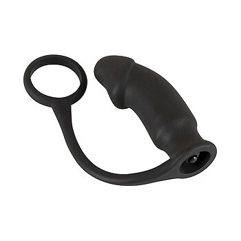 Black Velvets Vibrating Ring + Plug