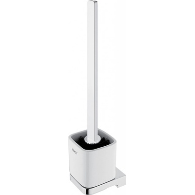 Nimco Maya WC štětka s masivní hranatou rukojetí z mosazi chrom MA 29094KN-HR-26