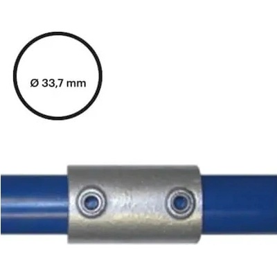 Konstrukční fitinka, spojka ocelových trubek pr. 33,7 mm – vnější spojka 149-B34