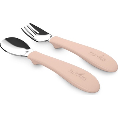 Nuvita Set lžička a vidlička English Rose