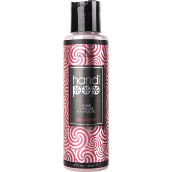 Image 1 of Sensuva Handipop Strawberry Hand Job Massage Gel 125ml