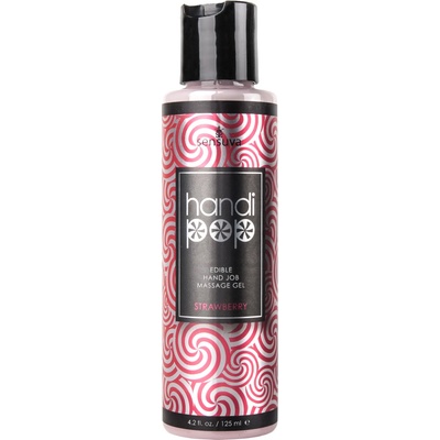 Sensuva Handipop Strawberry Hand Job Massage Gel 125ml