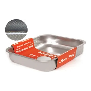 Image 1 of Steel Pan SP-Тава квадрат 36x36x6см. 18/10/s/m НЕЗАЛЕПВАЩО ПОКРИТИЕ (011830)