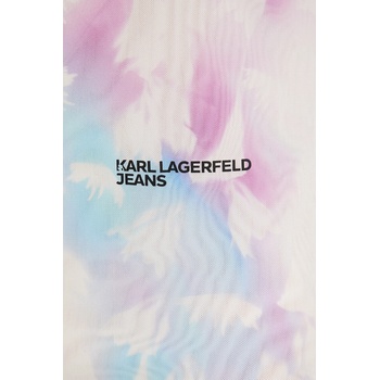 Karl Lagerfeld Jeans Рокля Karl Lagerfeld Jeans в бяло къса със стандартна кройка A3W13011 (A3W13011)